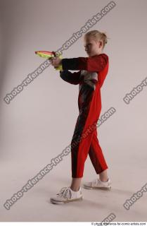 DENISA PILOT STANDING POSE WITH GUN 3